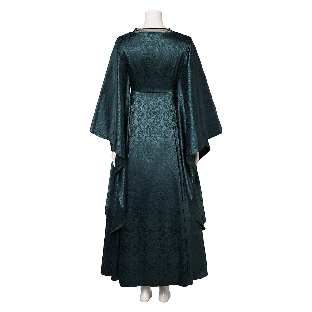 Free Shipping For_ouse of the Dragon TV Helaena Targaryen Women Green Dress Party Carnival Halloween Cosplay Costume