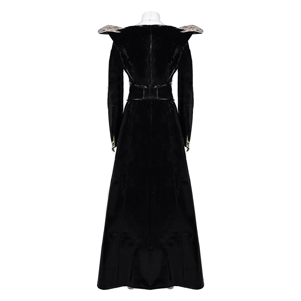 Free Shipping For_ouse of the Dragon TV Rhaenys Targaryen Women Black Dress Party Carnival Halloween Cosplay Costume