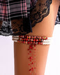 Bloody Work Single Leg Garter