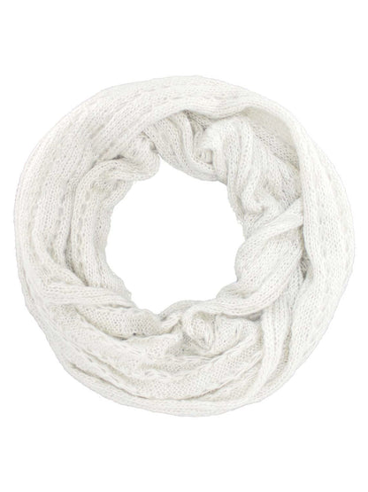 Lacey Knit Infinity Scarf