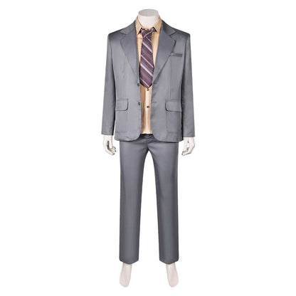 Free Shipping For_oker: Folie _ Deux (2024) Movie Arthur Fleck Grey Suit Party Carnival Halloween Cosplay Costume