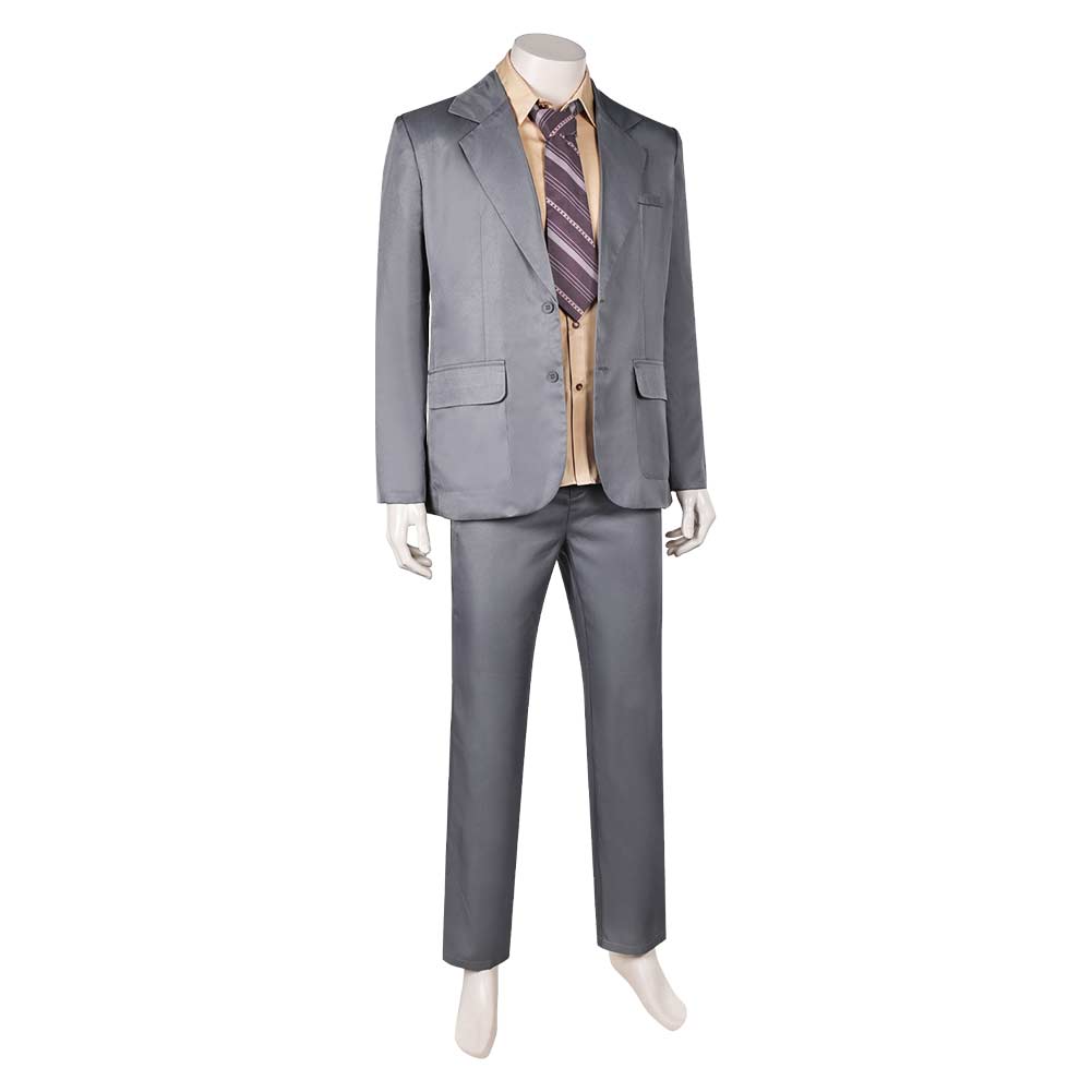 Free Shipping For_oker: Folie _ Deux (2024) Movie Arthur Fleck Grey Suit Party Carnival Halloween Cosplay Costume