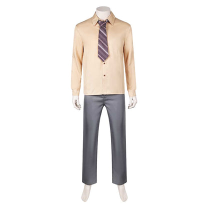 Free Shipping For_oker: Folie _ Deux (2024) Movie Arthur Fleck Grey Suit Party Carnival Halloween Cosplay Costume