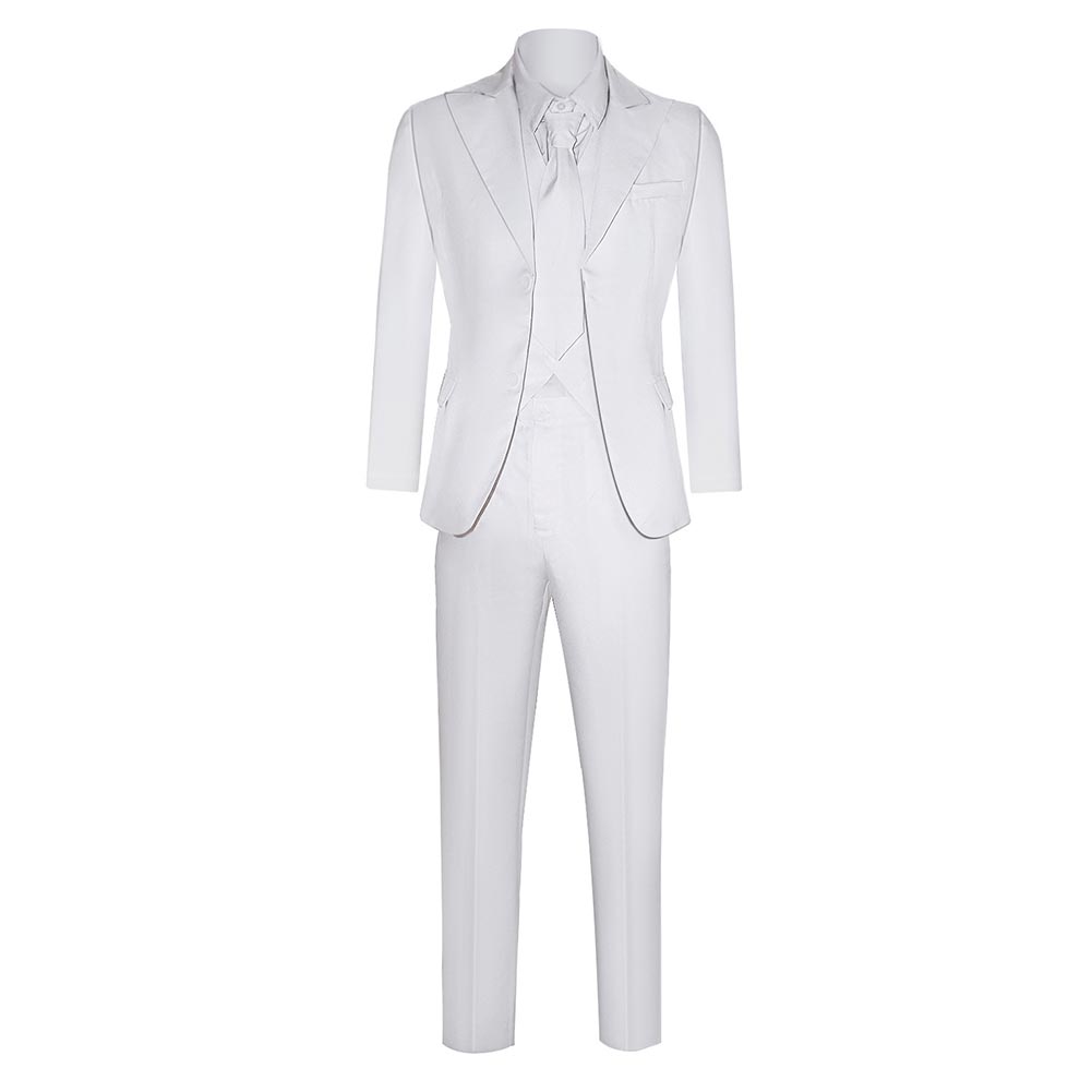 Free Shipping For_oker: Folie _ Deux (2024) Movie Arthur Fleck White Suit Party Carnival Halloween Cosplay Costume