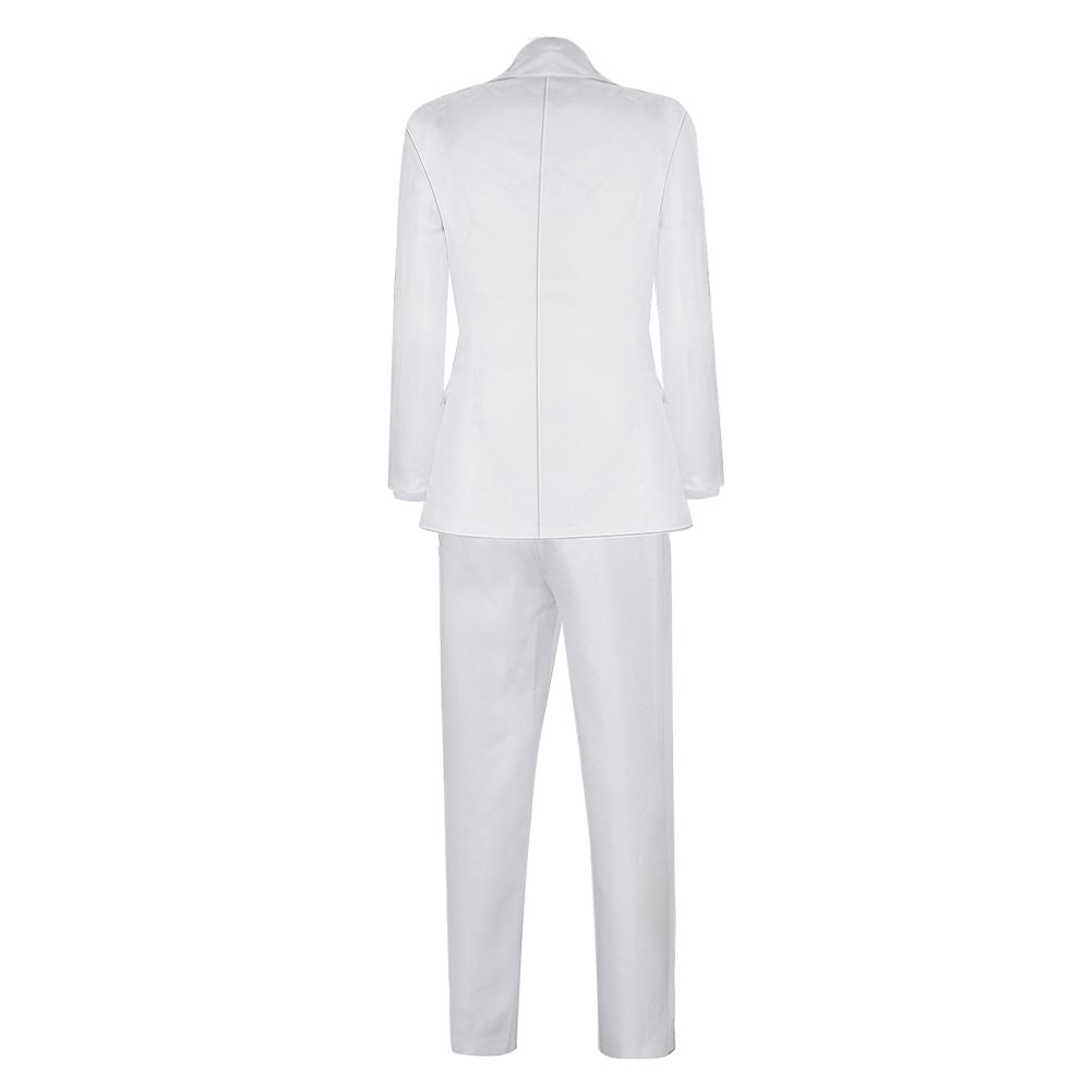 Free Shipping For_oker: Folie _ Deux (2024) Movie Arthur Fleck White Suit Party Carnival Halloween Cosplay Costume