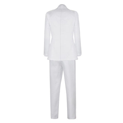 Free Shipping For_oker: Folie _ Deux (2024) Movie Arthur Fleck White Suit Party Carnival Halloween Cosplay Costume