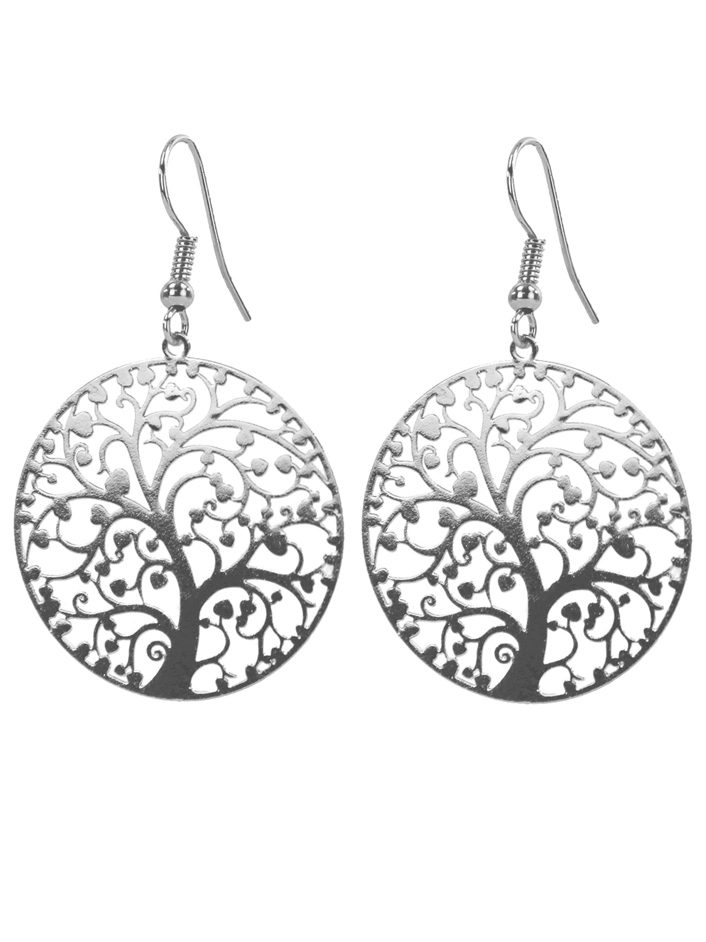 Tree Of Life Laser Cut Dangling Earrings