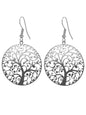 Tree Of Life Laser Cut Dangling Earrings