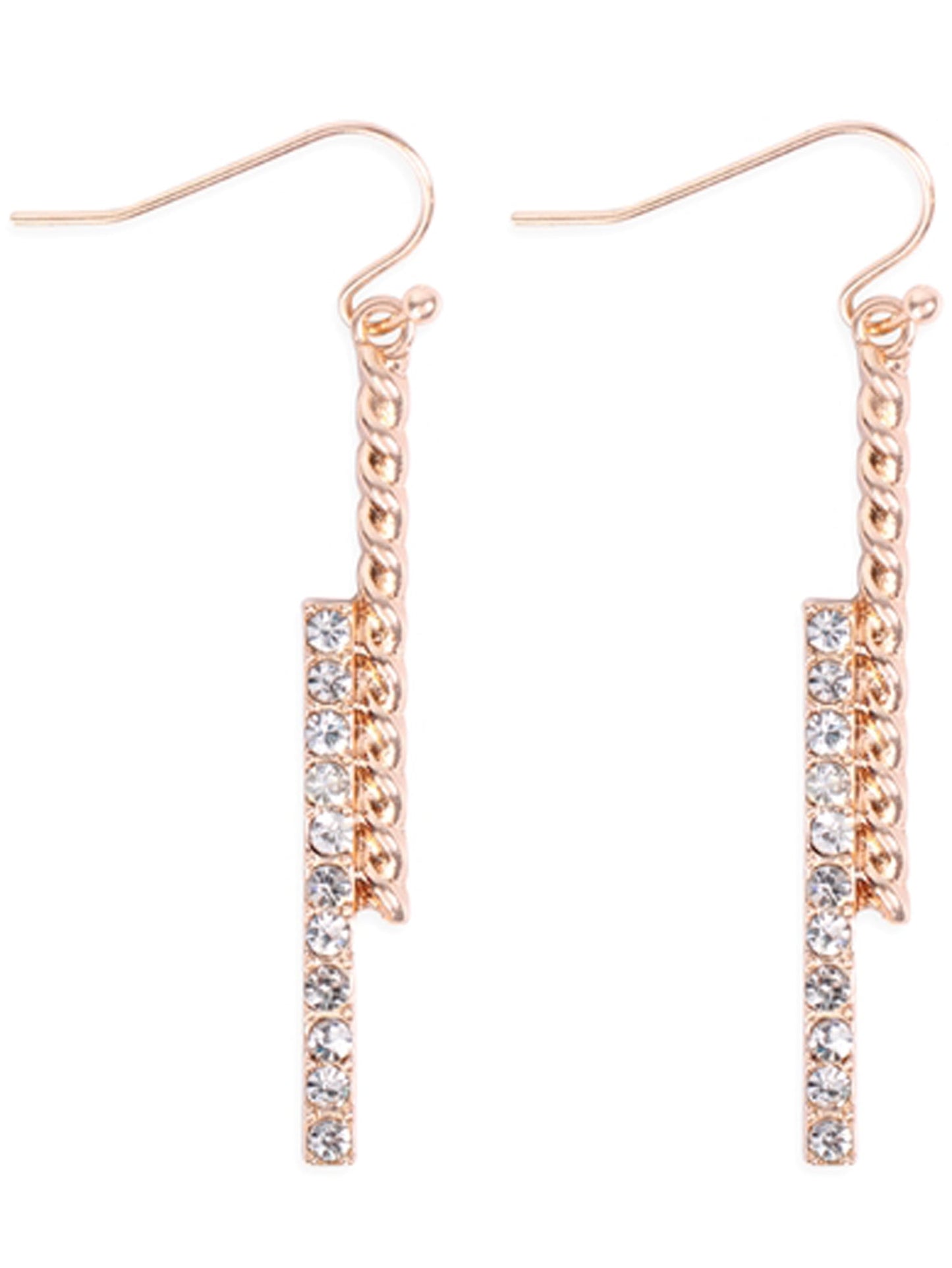 Crystal Rhinestone Hook Earrings