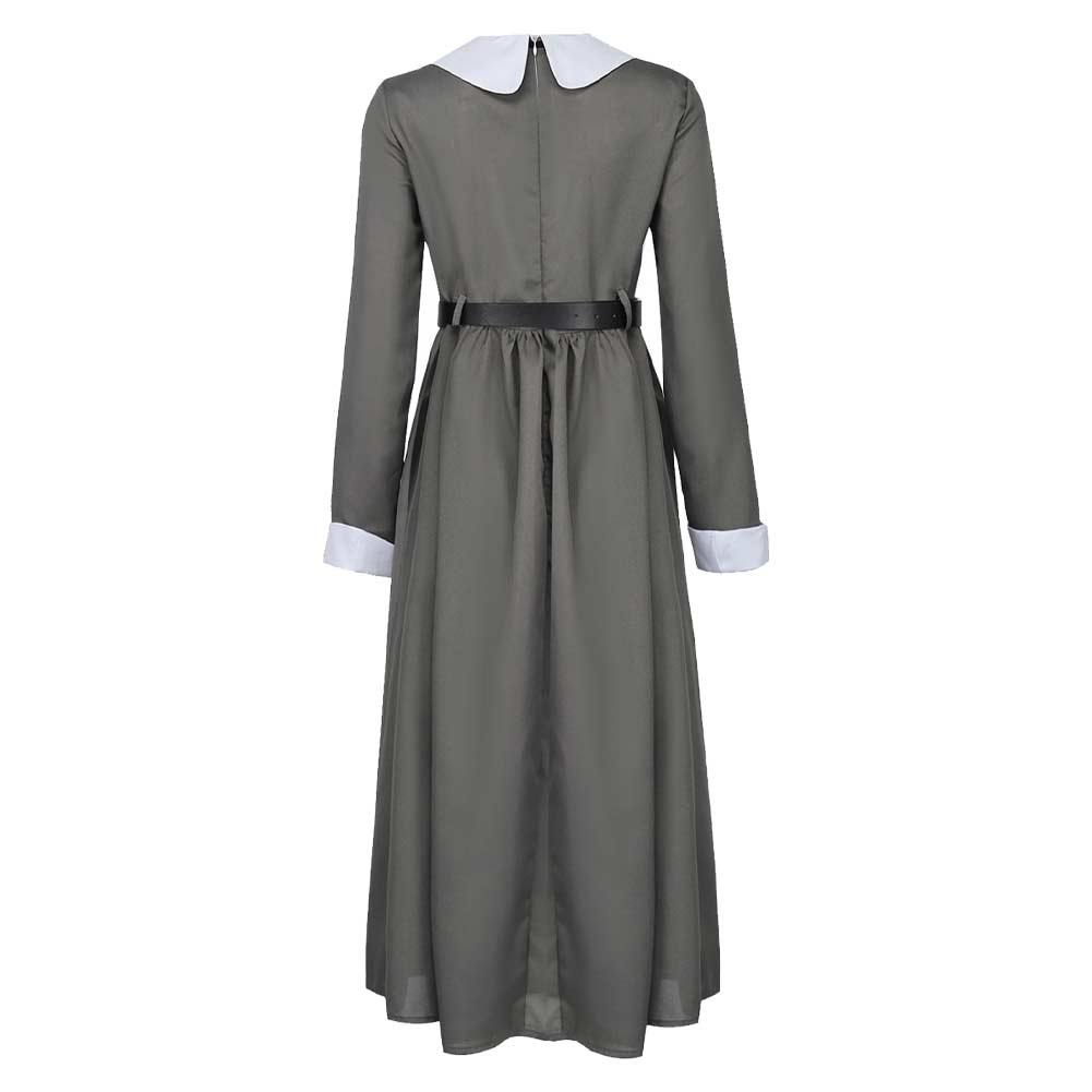 Free Shipping For_aiju No. 8 Anime Kikoru Shinomiya Women Grey Dress Party Carnival Halloween Cosplay Costume