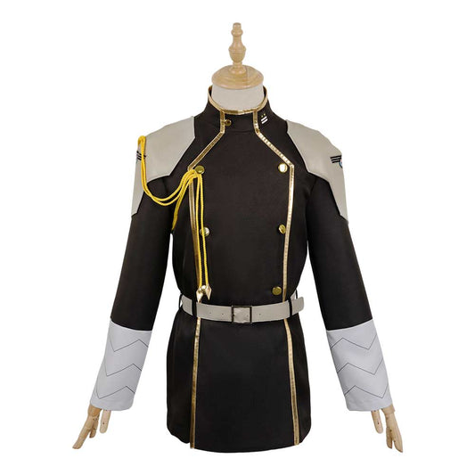 Free Shipping For_aiju No. 8 Anime Soshiro Hoshina Black Coat Party Carnival Halloween Cosplay Costume