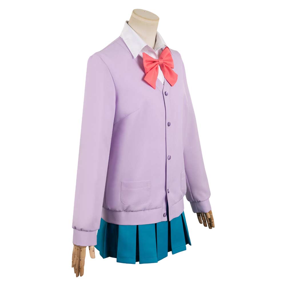 Free Shipping For_imi ni Todoke: From Me to You 2024 Anime Ume Kurumizawa Women Purple Uniform Dress Cosplay Costume