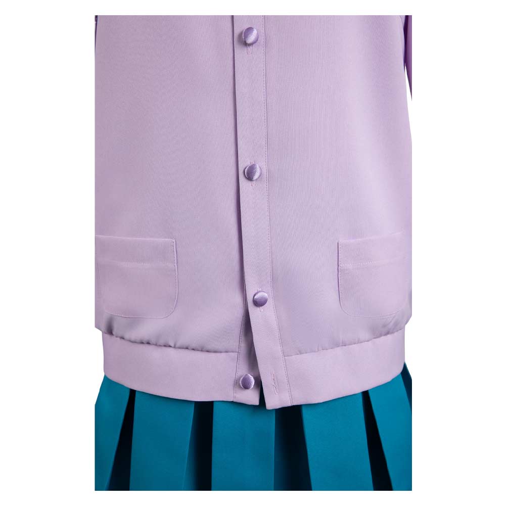 Free Shipping For_imi ni Todoke: From Me to You 2024 Anime Ume Kurumizawa Women Purple Uniform Dress Cosplay Costume