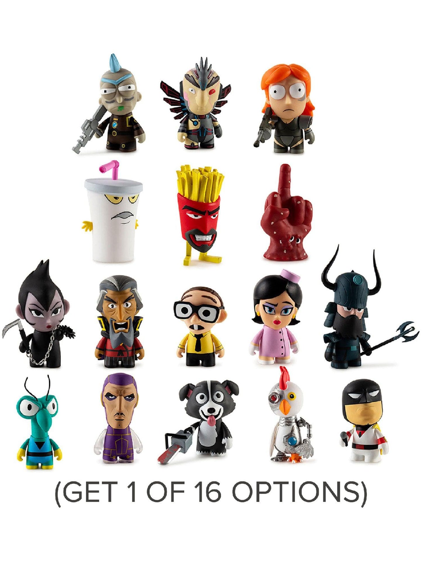 Free Shipping For Adult Swim 3" Vinyl Mini Figure Series 2 - Single Blind Box