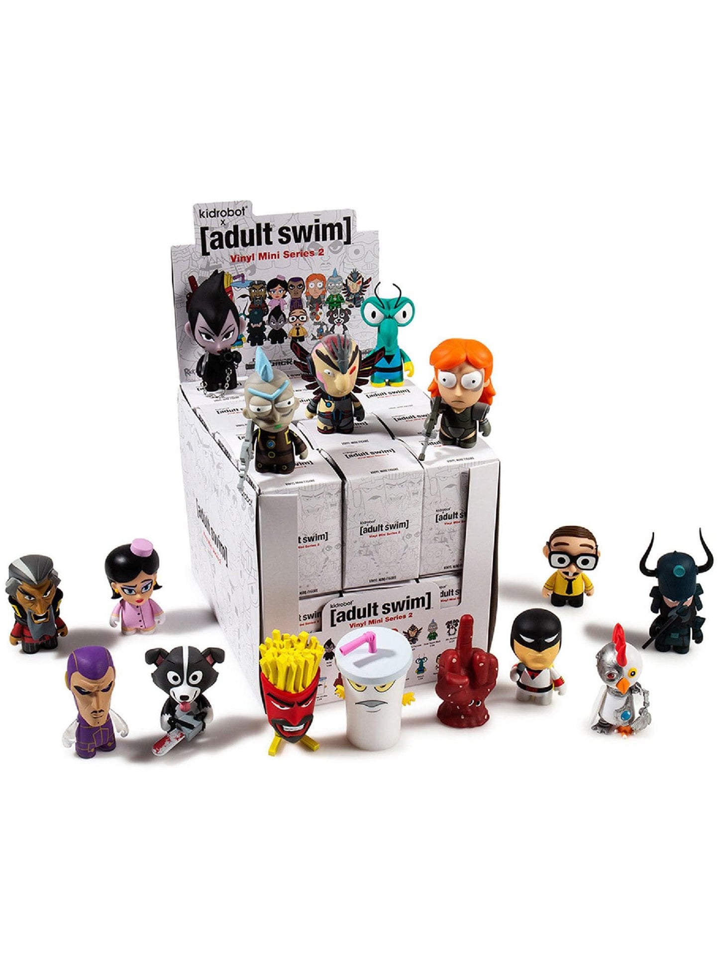 Free Shipping For Adult Swim 3" Vinyl Mini Figure Series 2 - Single Blind Box