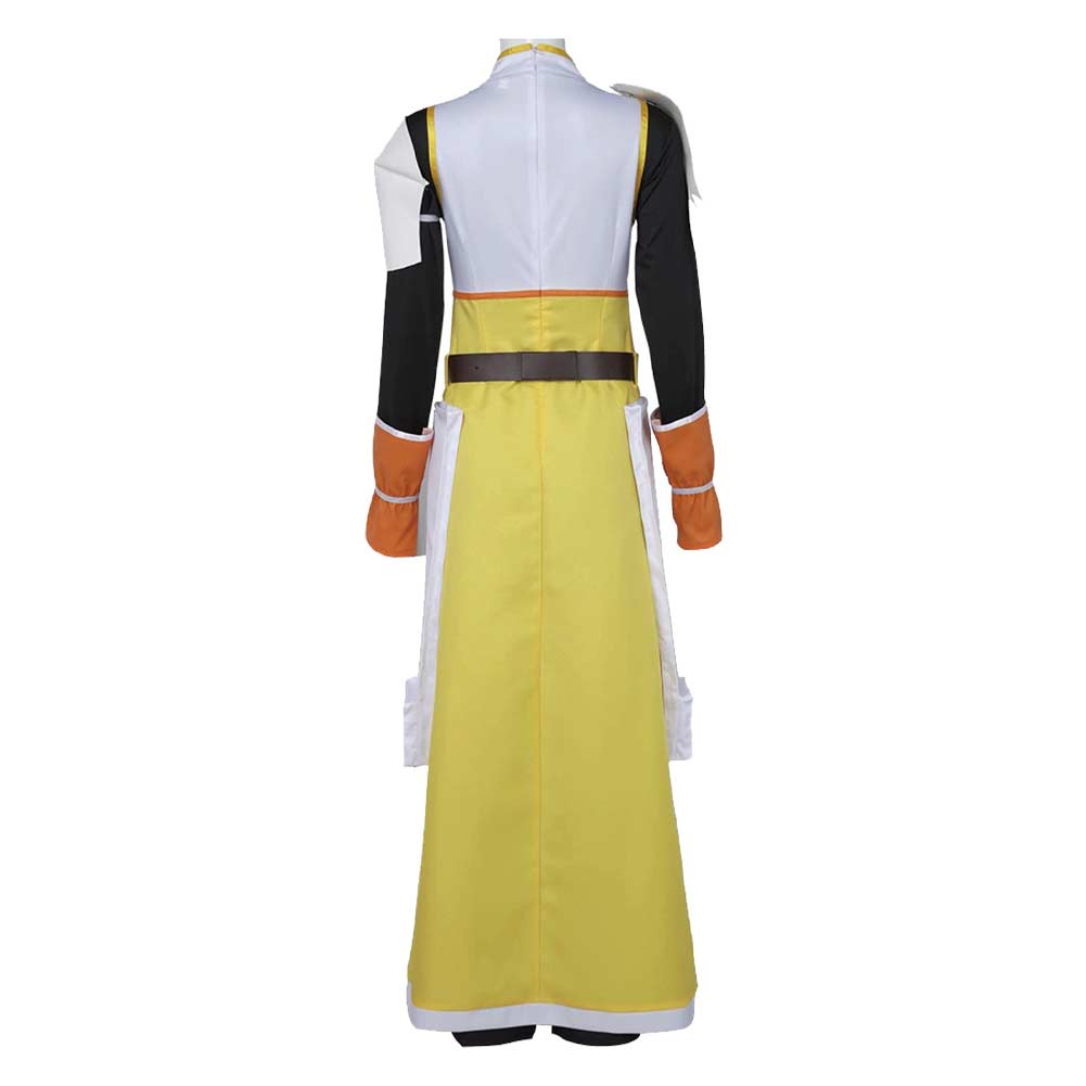 Free Shipping For_onosuba: God's Blessing on this Wonderful World! Anime Darkness Women Yellow Outfit Cosplay Costume