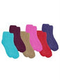 Cozy 6 Pack Assorted Warm Fuzzy Socks For Women