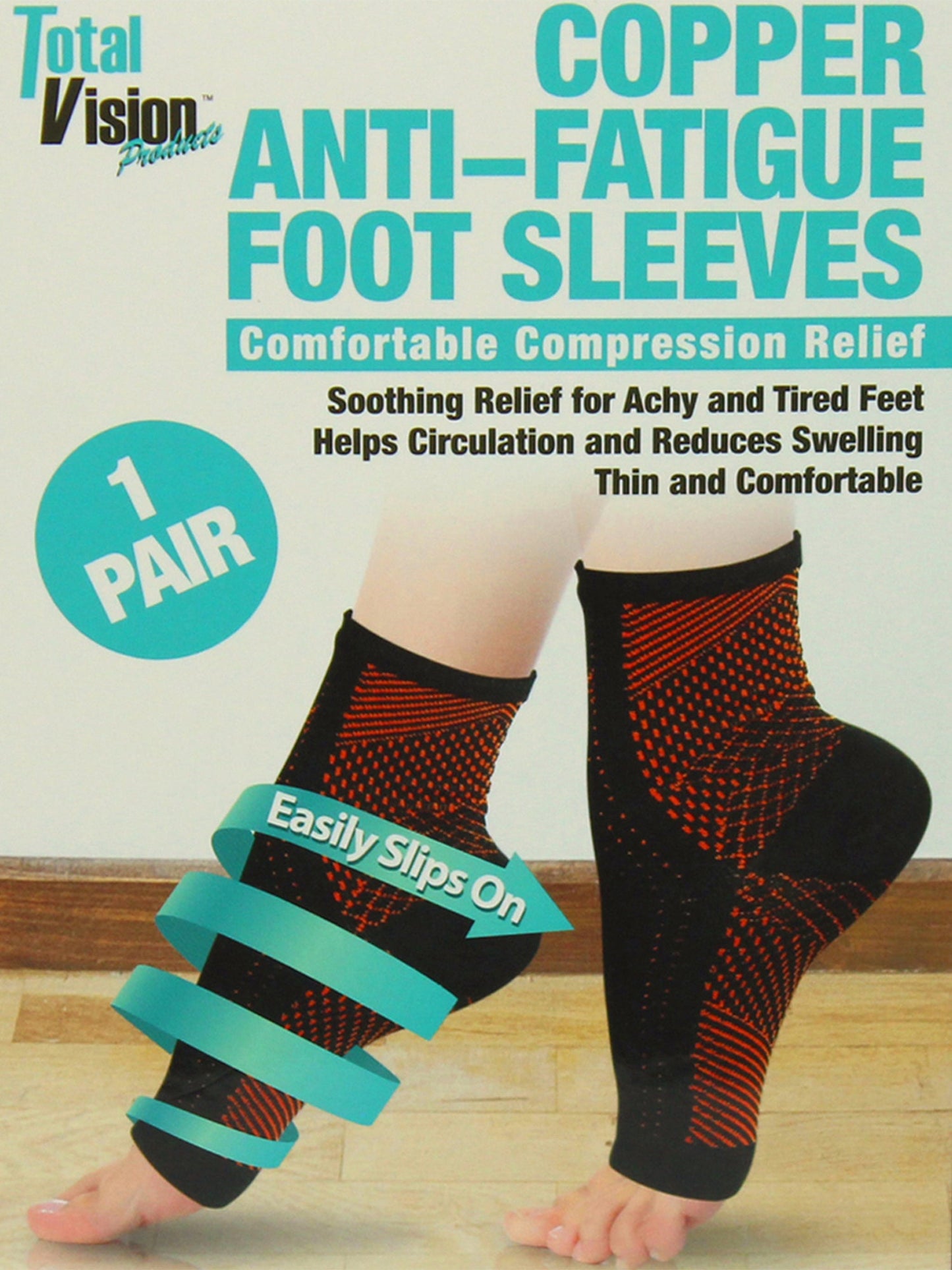 Copper Compression Recovery Foot Sleeve Support Socks