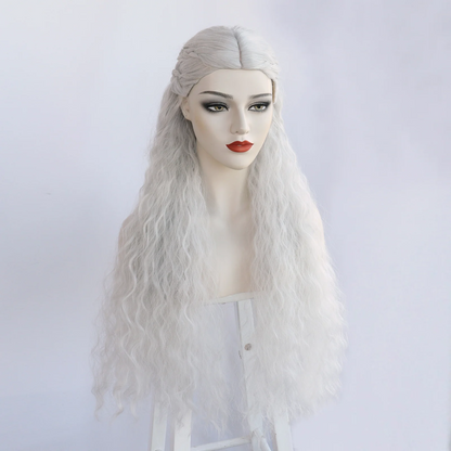 Free Shipping For_ouse of the Dragon TV Rhaenyra Targaryen Cosplay Braid Wig Heat Resistant Synthetic Hair Carnival Halloween Party Props