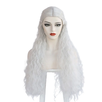 Free Shipping For_ouse of the Dragon TV Rhaenyra Targaryen Cosplay Braid Wig Heat Resistant Synthetic Hair Carnival Halloween Party Props