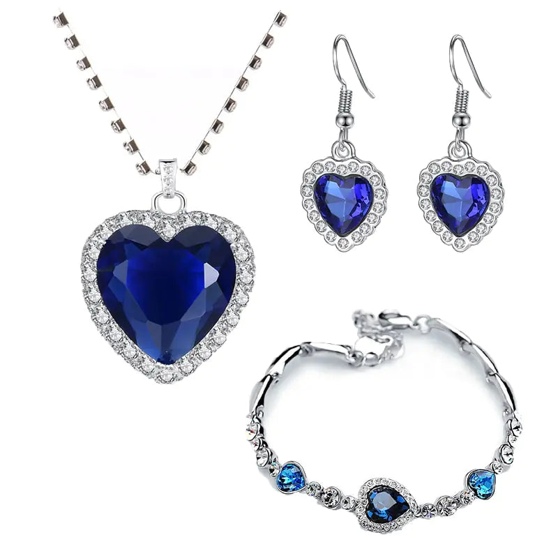 Free Shipping ForTitanic Heart of Ocean Inspired Jewelry for Women