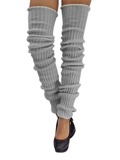 Slouchy Thigh High Knit Dance Leg Warmers