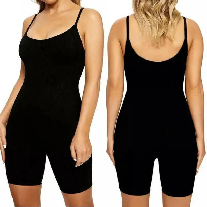 Free Shipping For Yoga Jumpsuits Women Spaghetti Bodycon Slim Playsuit Female