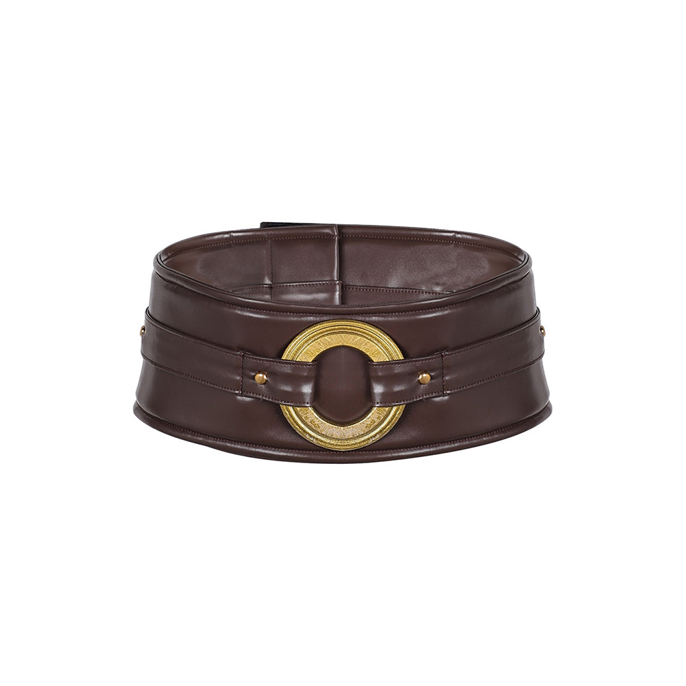 Free Shipping For_ightsister Merrin Women Brown Cosplay Belt Waistband Halloween Carnival Costume Accessories