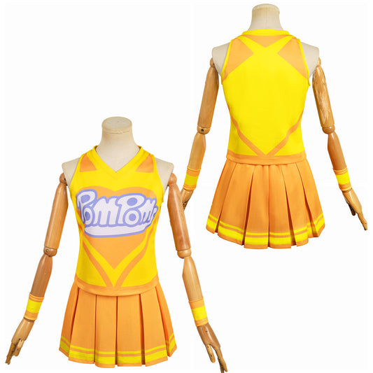 Free Shipping For_a Nare Hana Nare Anime Anna Aveiro Kanata Misora Suzuha Obunai Women Yellow Dress Cosplay Costume