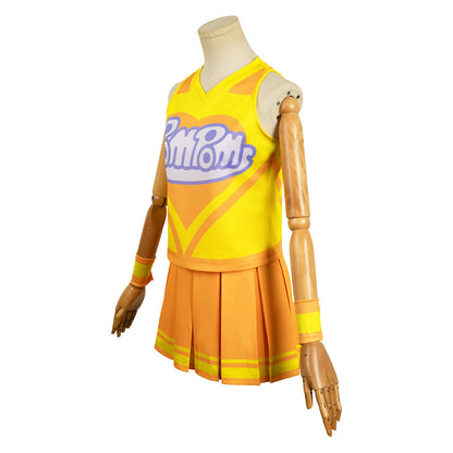 Free Shipping For_a Nare Hana Nare Anime Anna Aveiro Kanata Misora Suzuha Obunai Women Yellow Dress Cosplay Costume