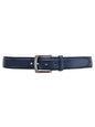 Men's Leather Belt With Silver Buckle