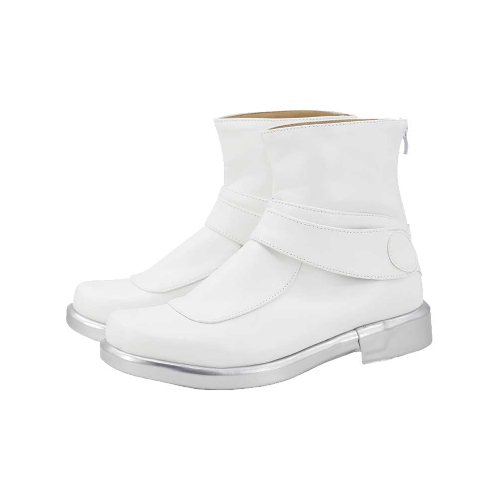 Free Shipping For_bi-Wan Kenobi White Cosplay Shoes Boots Halloween Costumes Accessory Custom Made