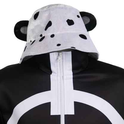 Free Shipping For_ne Piece Anime Bartholomew Kuma Black Outfit Party Carnival Halloween Cosplay Costume