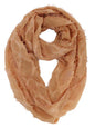 Wispy Frayed Sheer Infinity Scarf