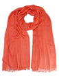 Semi Sheer Viscose Extra Long Scarf Shawl