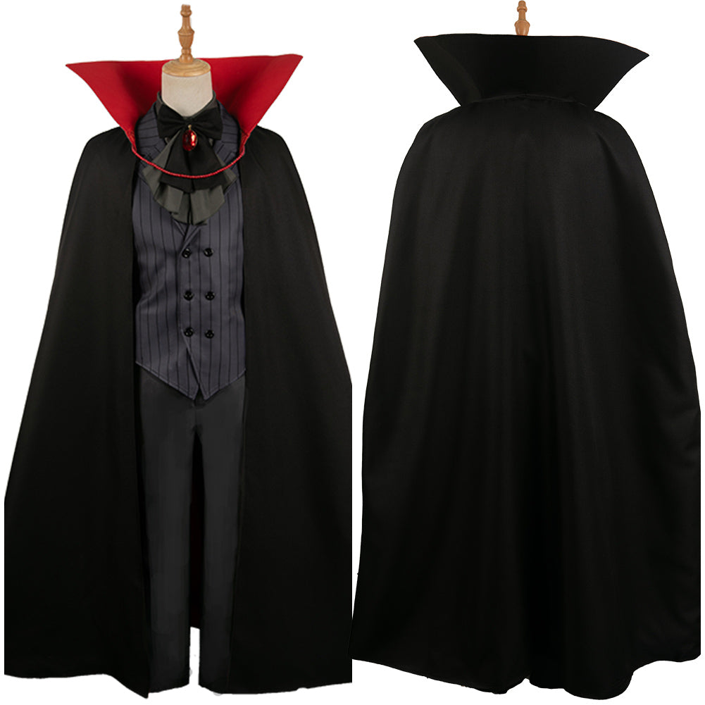 Free Shipping For_shi no Ko Anime Hoshino Aquamarine Black Outfit With Cloak Party Carnival Halloween Cosplay Costume