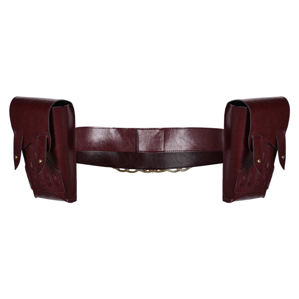 Free Shipping For_adme Amidala Cosplay Brown Belt Set Costume Accessories Halloween Carnival Prop