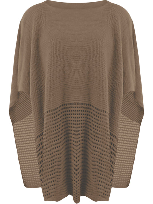 Fine Knit Lightweight Poncho