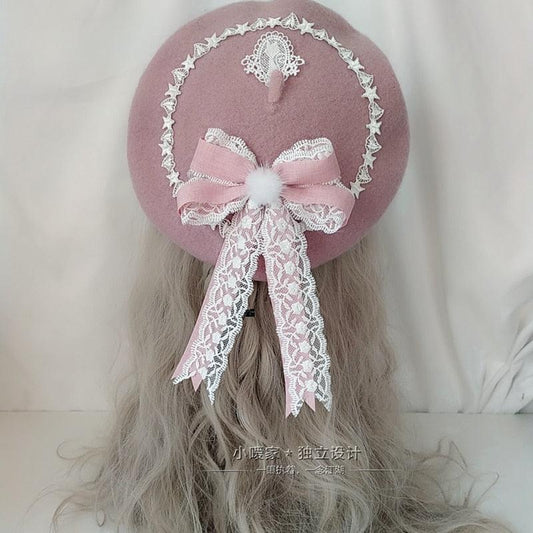 Free Shipping For Hivava Starlight Fair Booth Manager Fairycore Princesscore Hat