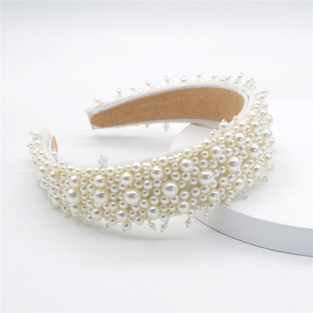 Free Shipping For Hivava Priceless Pearl Imitation Pearl Fairycore Headband Hair Accessory