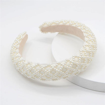 Free Shipping For Hivava Priceless Pearl Imitation Pearl Fairycore Headband Hair Accessory