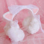 Free Shipping For Hivava Kawaii Cottagecore Strawberry Kitten Ear Muffs Accessory