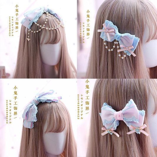 Free Shipping For Hivava Bubblegum Faire Fairycore Hair Accessories