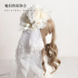 Free Shipping For Hivava Bakery Angel Cottagecore Fairycore Mini Hat and Hair Accessories Set