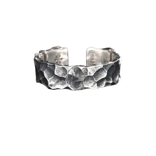 Rigid Stone Metal Ring