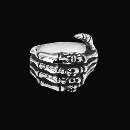 Gothic Skeletal Metal Ring