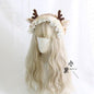 Free Shipping For Hivava Courting Cherry Tree Stag Fairycore Cottagecore Warm Hat with Optional Hair Accessory