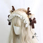 Free Shipping For Hivava Courting Cherry Tree Stag Fairycore Cottagecore Warm Hat with Optional Hair Accessory