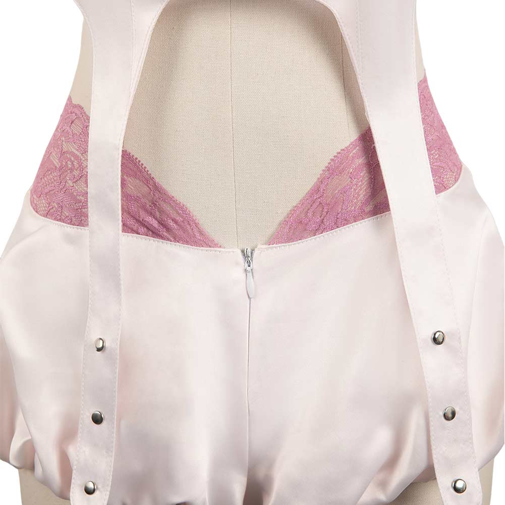 Free Shipping For_uella Magi Madoka Magica Anime Byakuya Women Pink Outfit Party Carnival Halloween Cosplay Costume