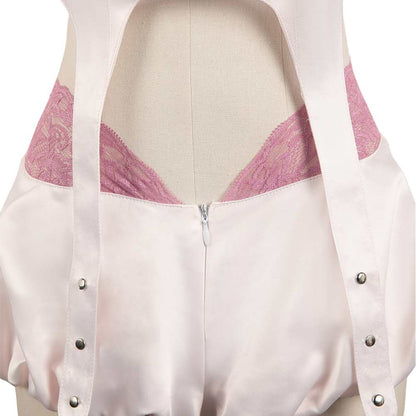 Free Shipping For_uella Magi Madoka Magica Anime Byakuya Women Pink Outfit Party Carnival Halloween Cosplay Costume